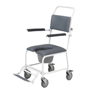 Shower Commode Chair With Footrest - Gap Front Seat