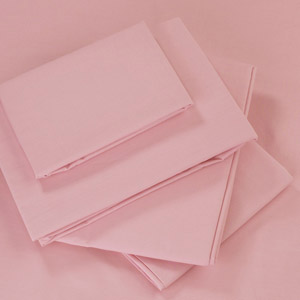 FR Flat Sheet - Single Bed - Pink