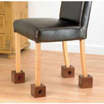Wooden Chair Raisers 75mm (4)