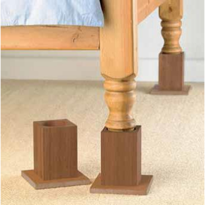 Bed Raisers Wooden 13cm (4)