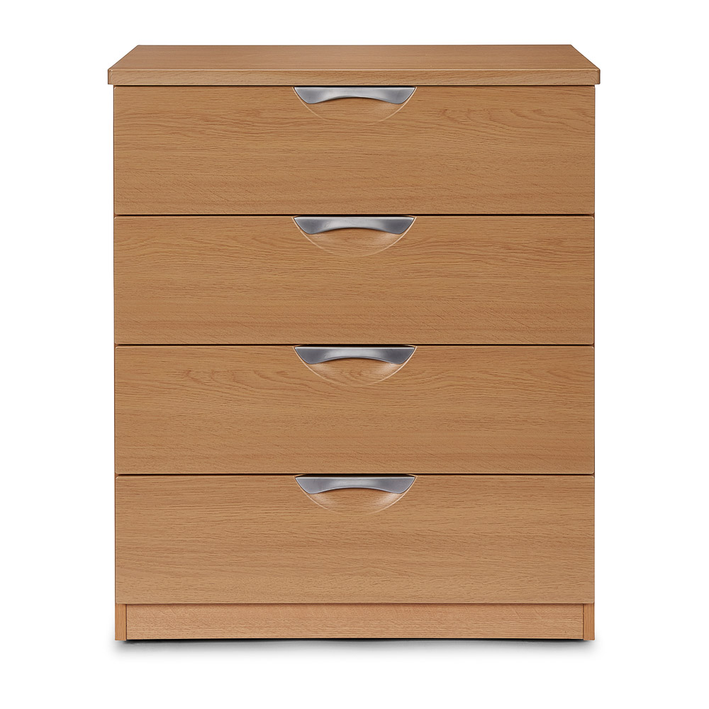 Stock 7 Ravenglas 4 drawer chest 
Size: W800 x H965 x D500mm 
Finish: Light Oak