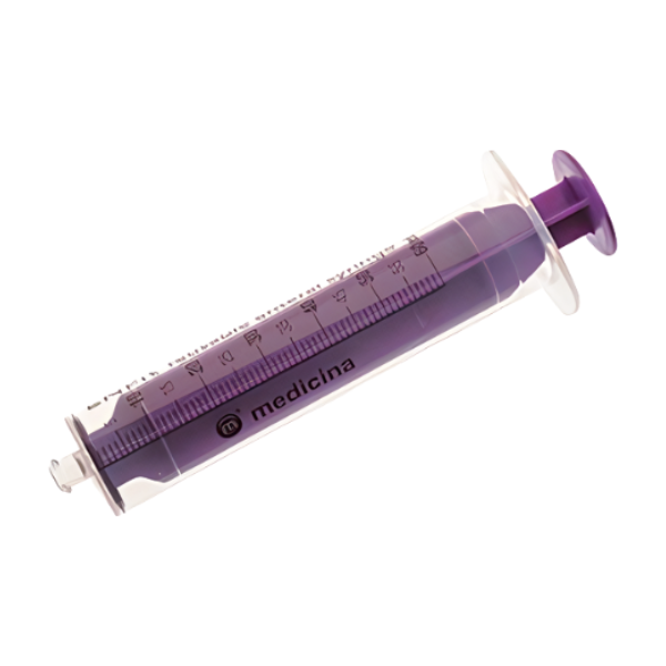 Medicina Enteral Syringe ENFIT Reuseable Luer-Lok 60ml x 60