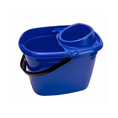 14ltr Mop Bucket with Wringer - Blue