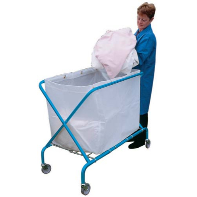 Multipurpose Service/Laundry Cart & Translucent Bag