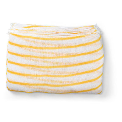 Striped Dishcloth - Yellow x 10