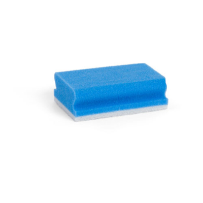 Finger Grip Non Scratch Sponge Scourers - Blue x 10