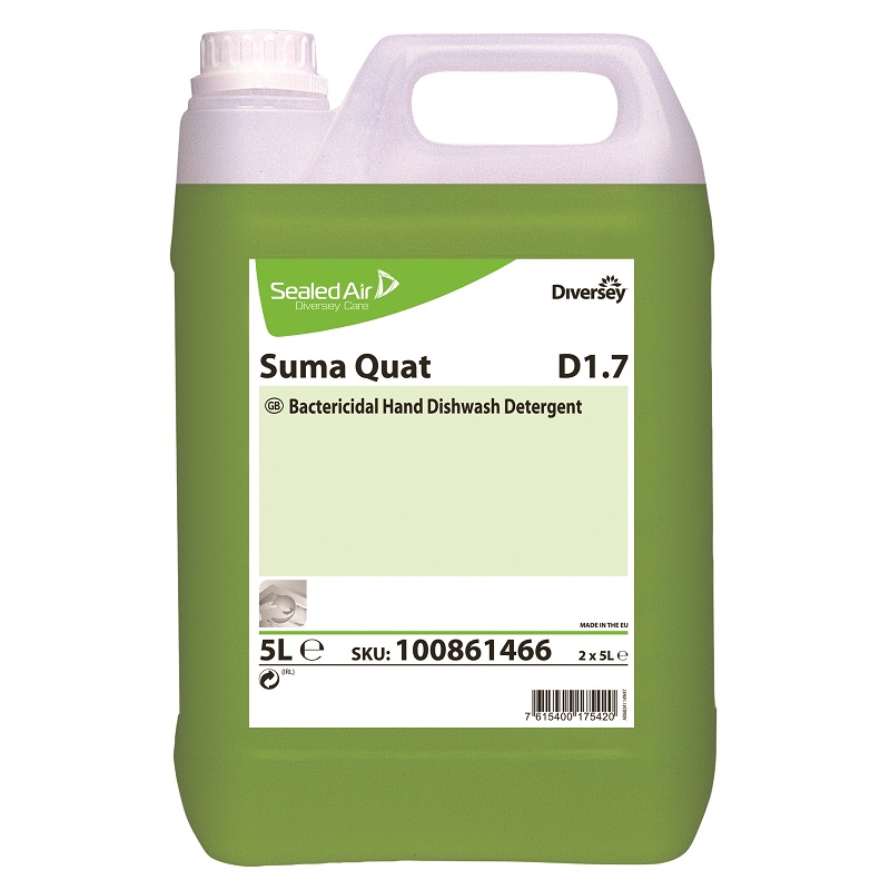 Suma Quat D1.7 washing up liquid (2x5ltr)