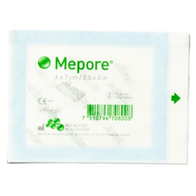 Mepore dressing pads 6cmx7cm (60)