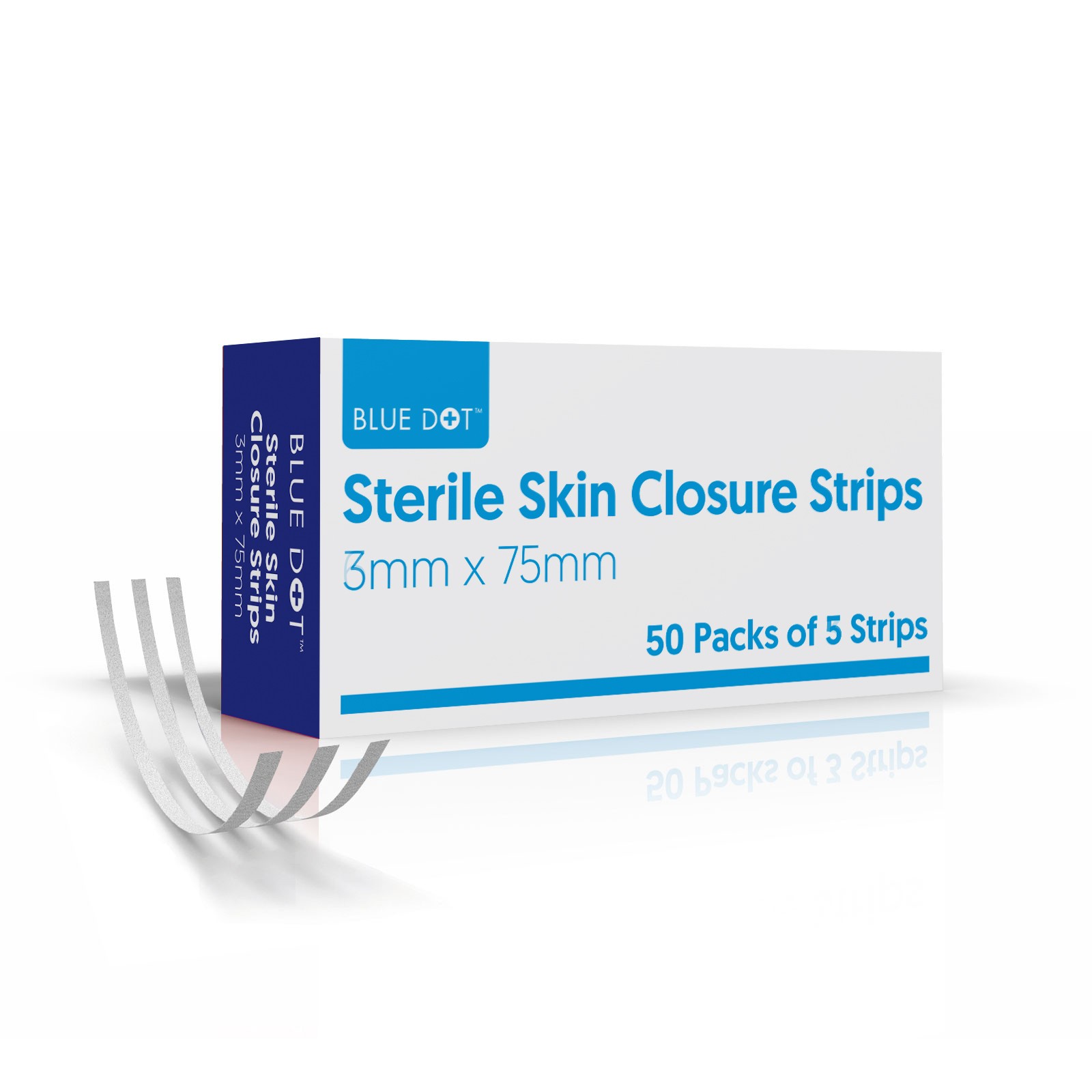 Skin Wound Closure Strips - 3 x 75mm (5) x 50