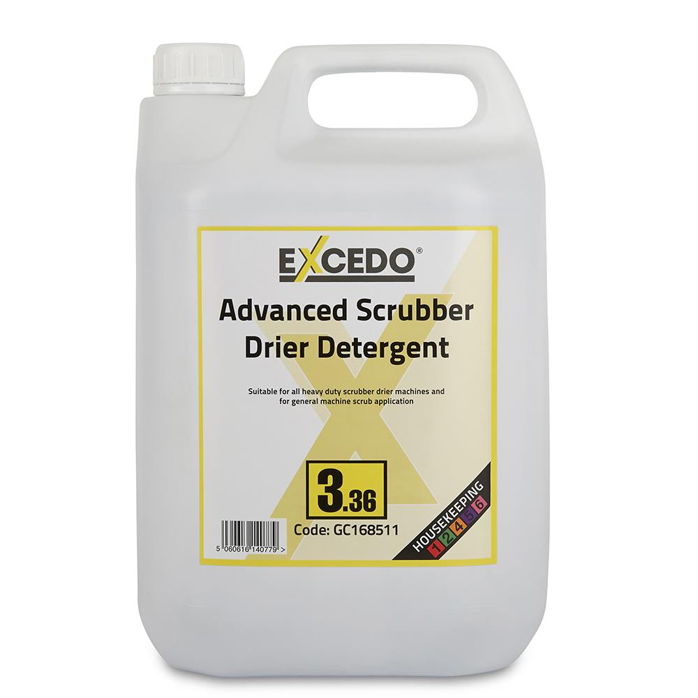 Excedo 3.36 Advance Scrubber Drier Detergent - 2 x 5ltr