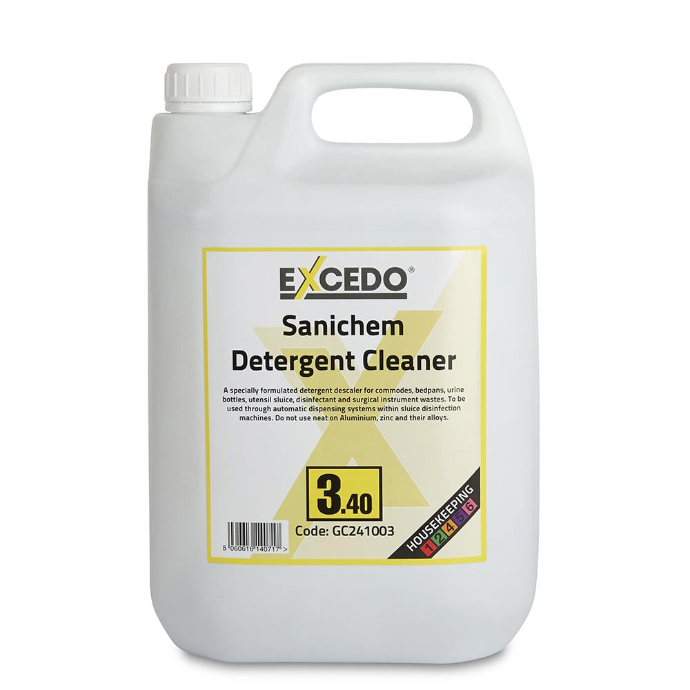 Excedo 3.40 Sanichem Detergent Cleaner - 2 x 5ltr