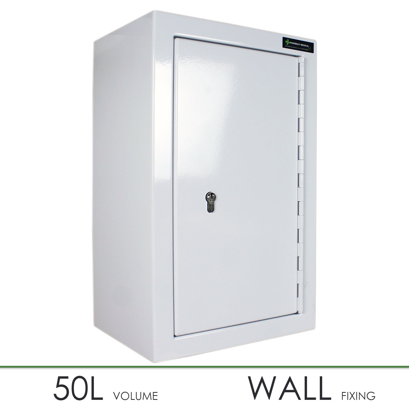 Controlled Drugs storage Cabinet - 550 x 335 x 270mm - wall mounted
