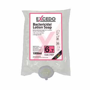 Excedo 6.7 V1 Bactericidal Lotion Soap - 6 x 1ltr