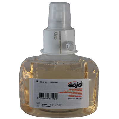 Gojo Antibac LTX Foam Soap Fragrance Free - 3 x 700ml (1348-03)