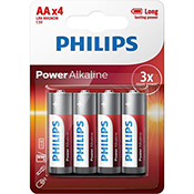 Alkaline 1500 'AA' Batteries x 4