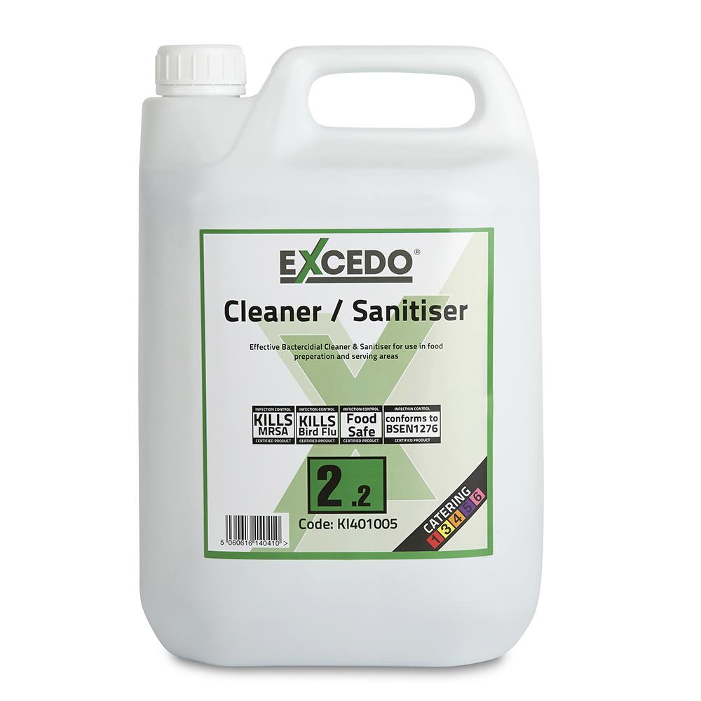 Excedo 2.2 Cleaner/Sanitiser  - 2 x 5ltr