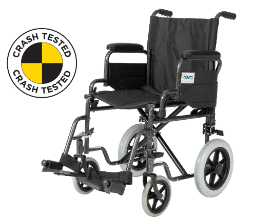  Transit Wheelchair - Crash Tested, standard seat width -430mm