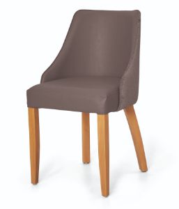 Stock7 Kew chair Steel/Slate Light Oak