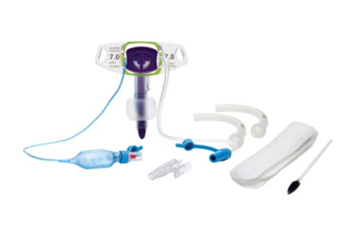 Portex Blue Line Ultra Suction Aid Tracheostomy Tube - Size 8