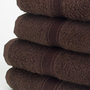 Hand Towel - Dark Brown x 6