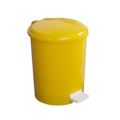 Clinical Waste Pedal Bin - Yellow - 20ltr