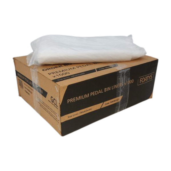 Fortys Premium Pedal Bin Liners x 1000 (15ltr)