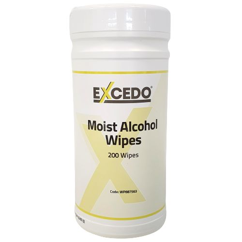 Excedo 3.61 Moist Hard Surface Alcohol Wipes - 12 x 200