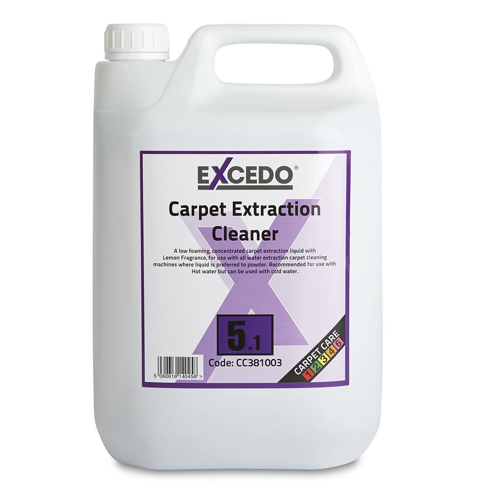 Excedo 5.1 Carpet Extraction Cleaner - 2 x 5ltr