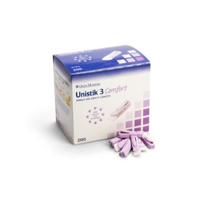 Unistix Comfort Blood Lancets X 200