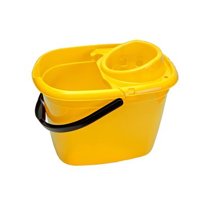 14ltr Mop Bucket with Wringer - Yellow