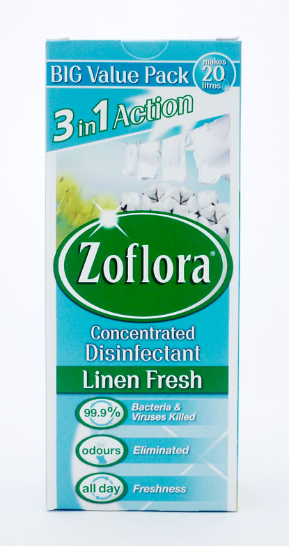 Zoflora Disinfectant - 500ml - Linen Fresh