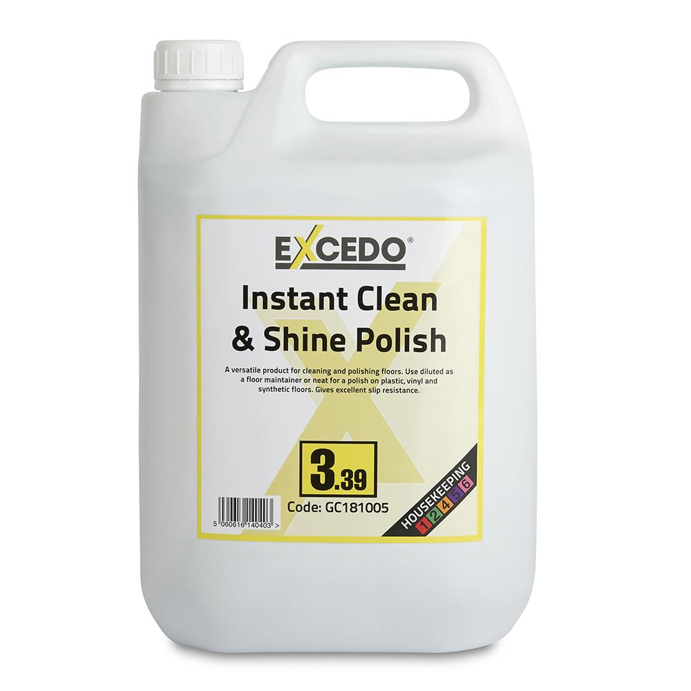 Excedo 3.39 Instant Clean & Shine Polish - 2 x 5ltr