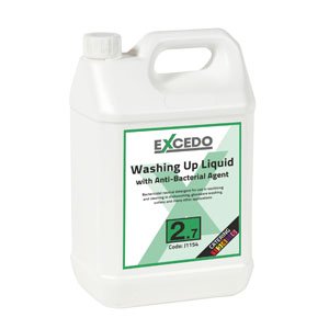 Excedo 2.7 Washing Up Liquid With Anti-Bacterial Agent - 2 x 5ltr