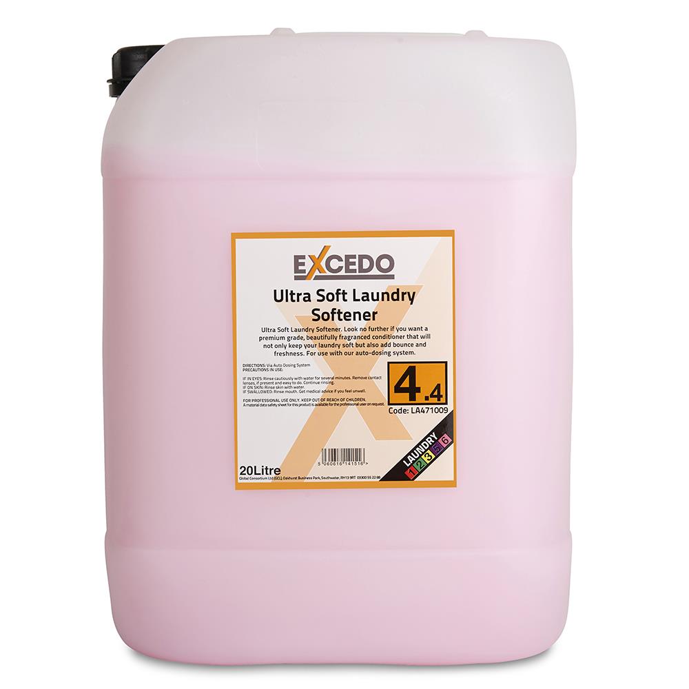 Excedo 4.4 Ultra Soft Laundry Softener - 20ltr