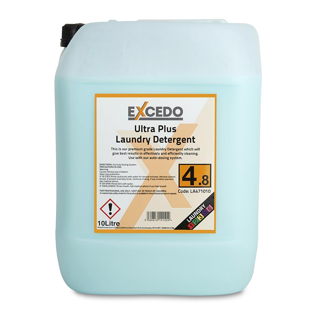 Excedo 4.8 Ultra Plus Laundry Detergent - 10ltr