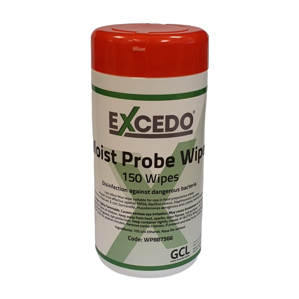 Excedo 3.64 Moist Anti-Bac Probe Wipes x 150